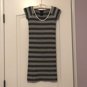 Black and white Bebe dress
